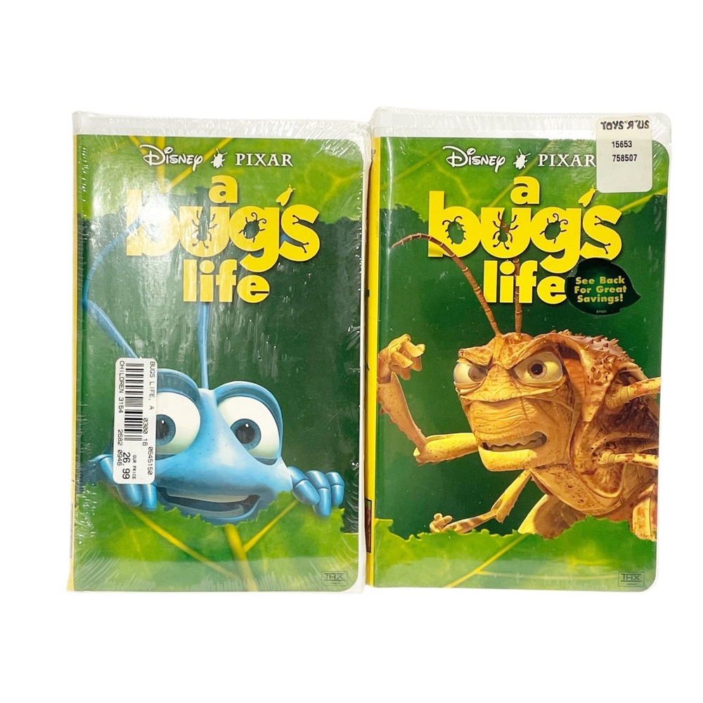 Disney‎ Pixar A Bugs Life VHS Movie Video Bundle Lot of 2 Sealed NEW